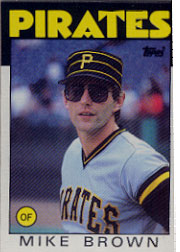 1986 Topps Baseball Cards      114     Mike C. Brown